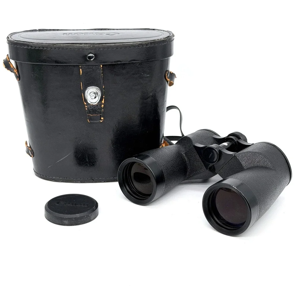 Canon 7x50 Binoculars 7.2 Degree Coated Optics Vintage Made in Japan with Case